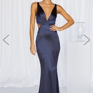 Navy hello molly dress size xs with tags